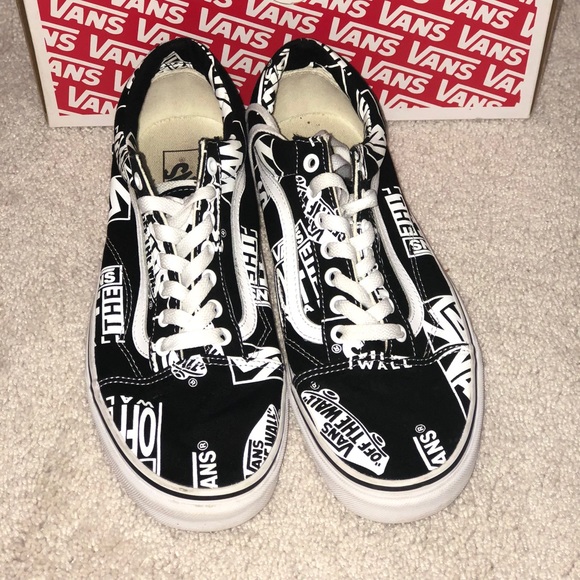 vans slip on overprint